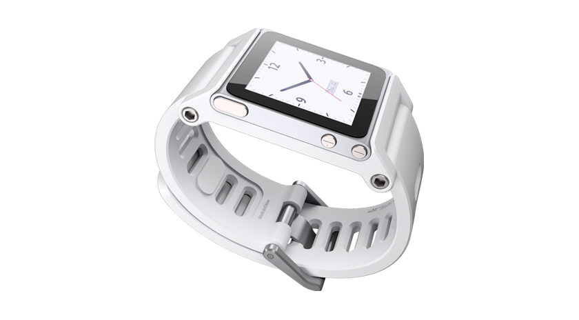 126294 Lunatik TTWHT-006 Minimal TikTok Watchband for iPod Nano 6G - hvit